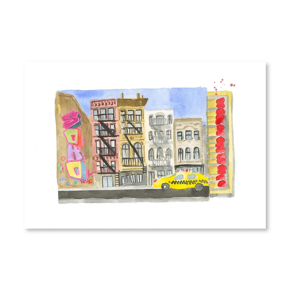 Soho Matchbook Print