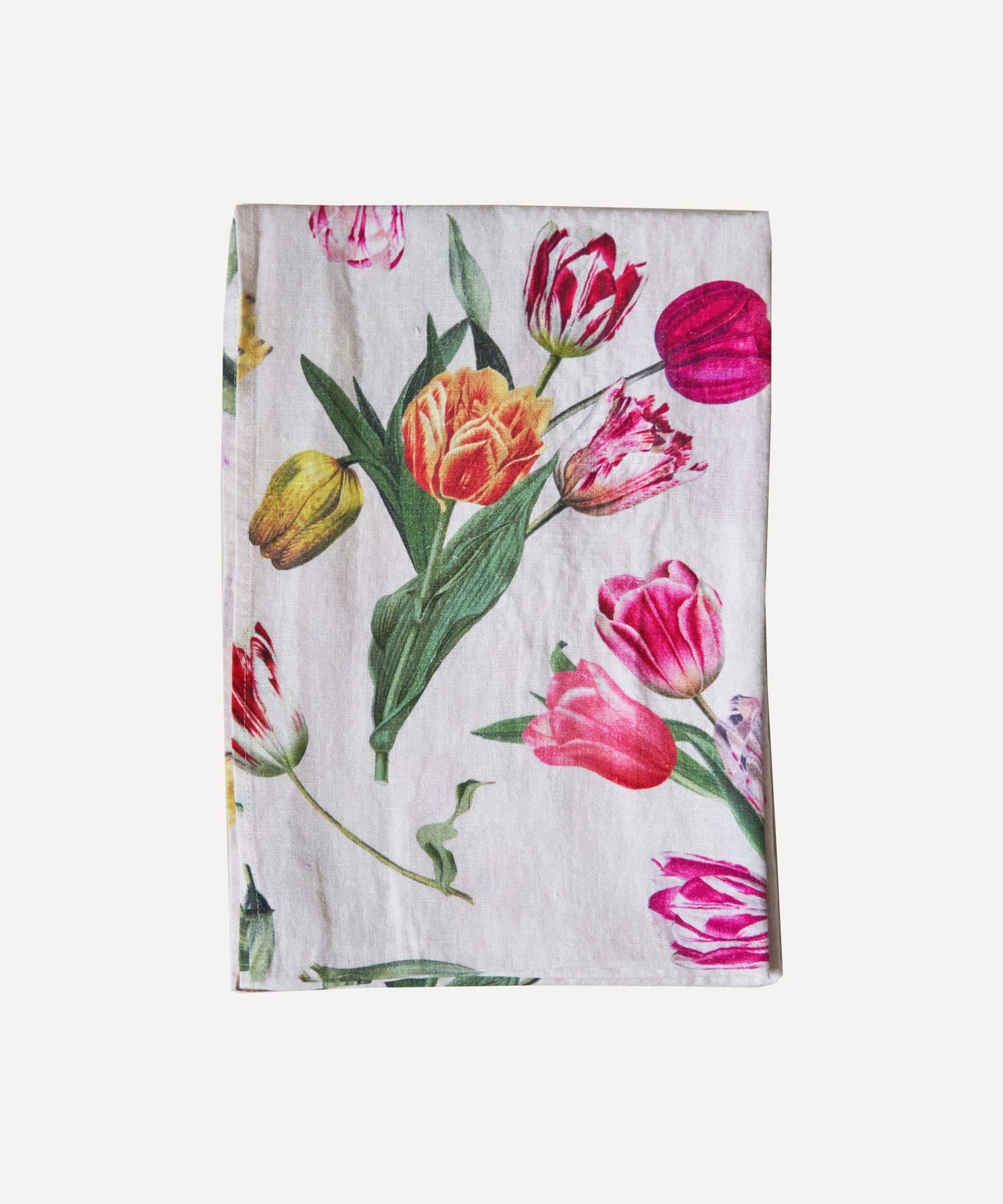 The Tulips Linen Runner Blush