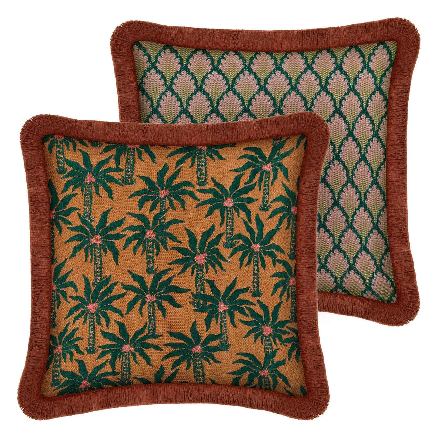 Double Sided Cushion Laura Moss & Caramel x Jessica Moss & Rose