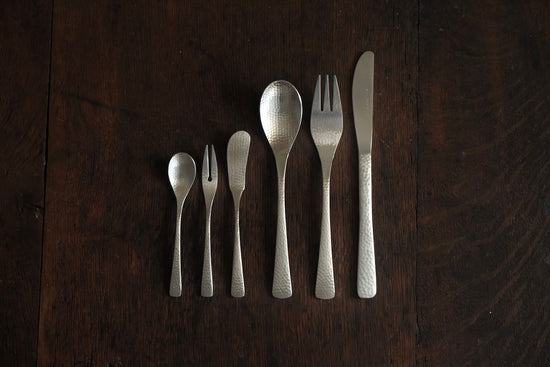 Nagomi 3-Pieces Small Cutlery set - for Desserts, Pastries and Teas