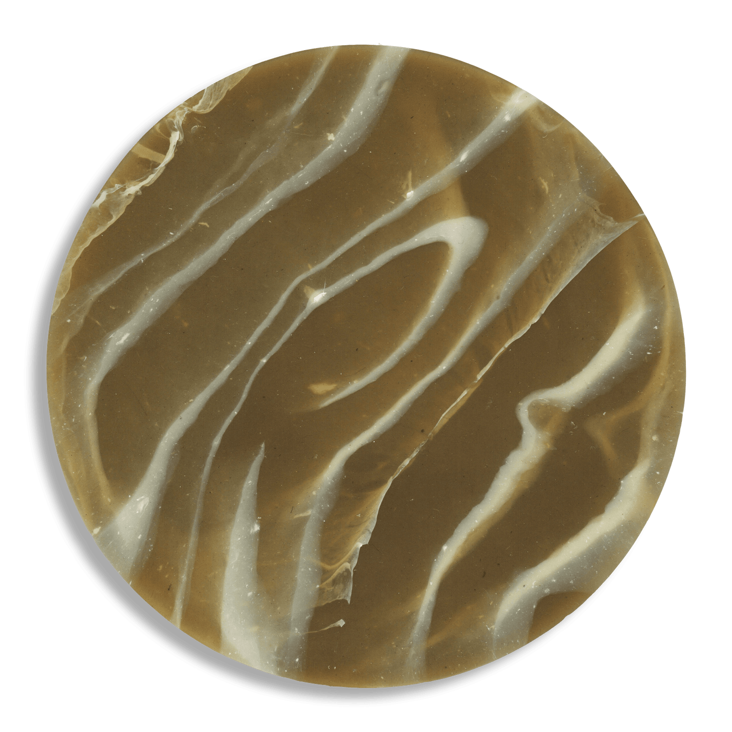 Recycled Plastic Set of 4 Gift-Boxed Coasters Ripple Ochre