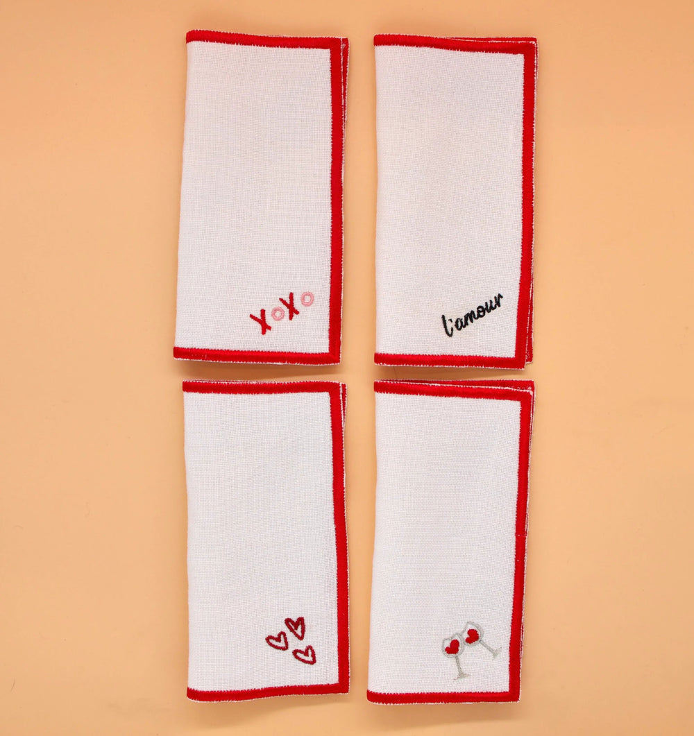 Valentine's Day Cocktail Napkins