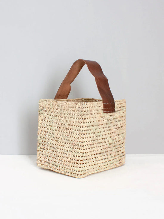 Tall Forage Basket - Tan