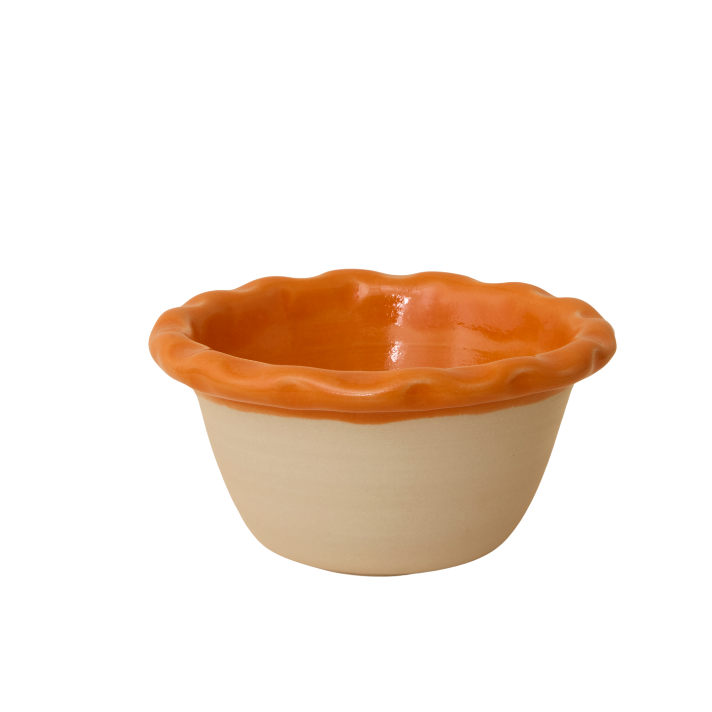 Dimple Bowls (Set of two) - Orange