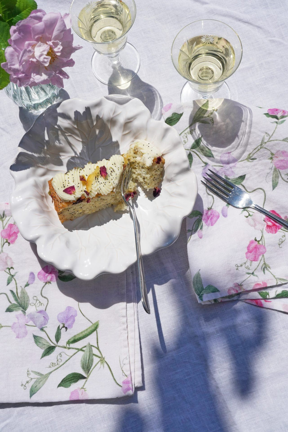 Sweet Pea Linen Napkin