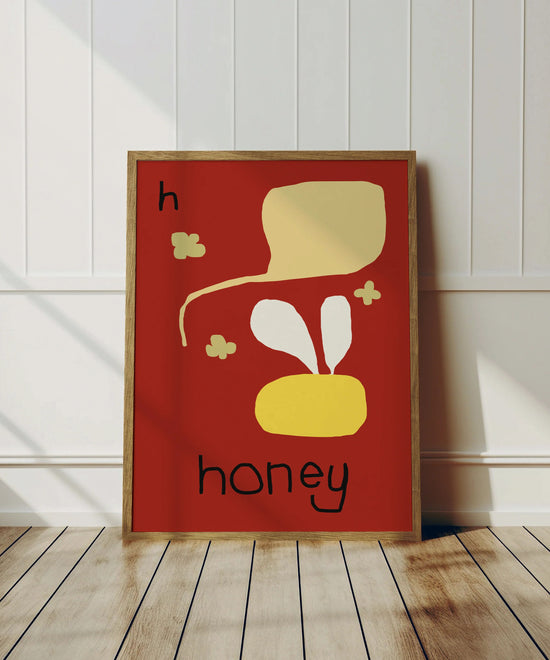 H for Honey Print