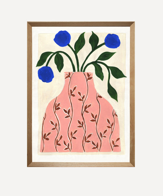 Blush and Blue, Giclée Print