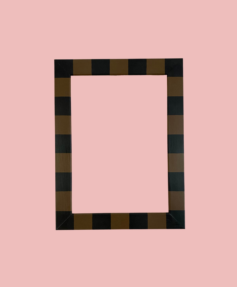 Picture Frame, Chocolate Stripe