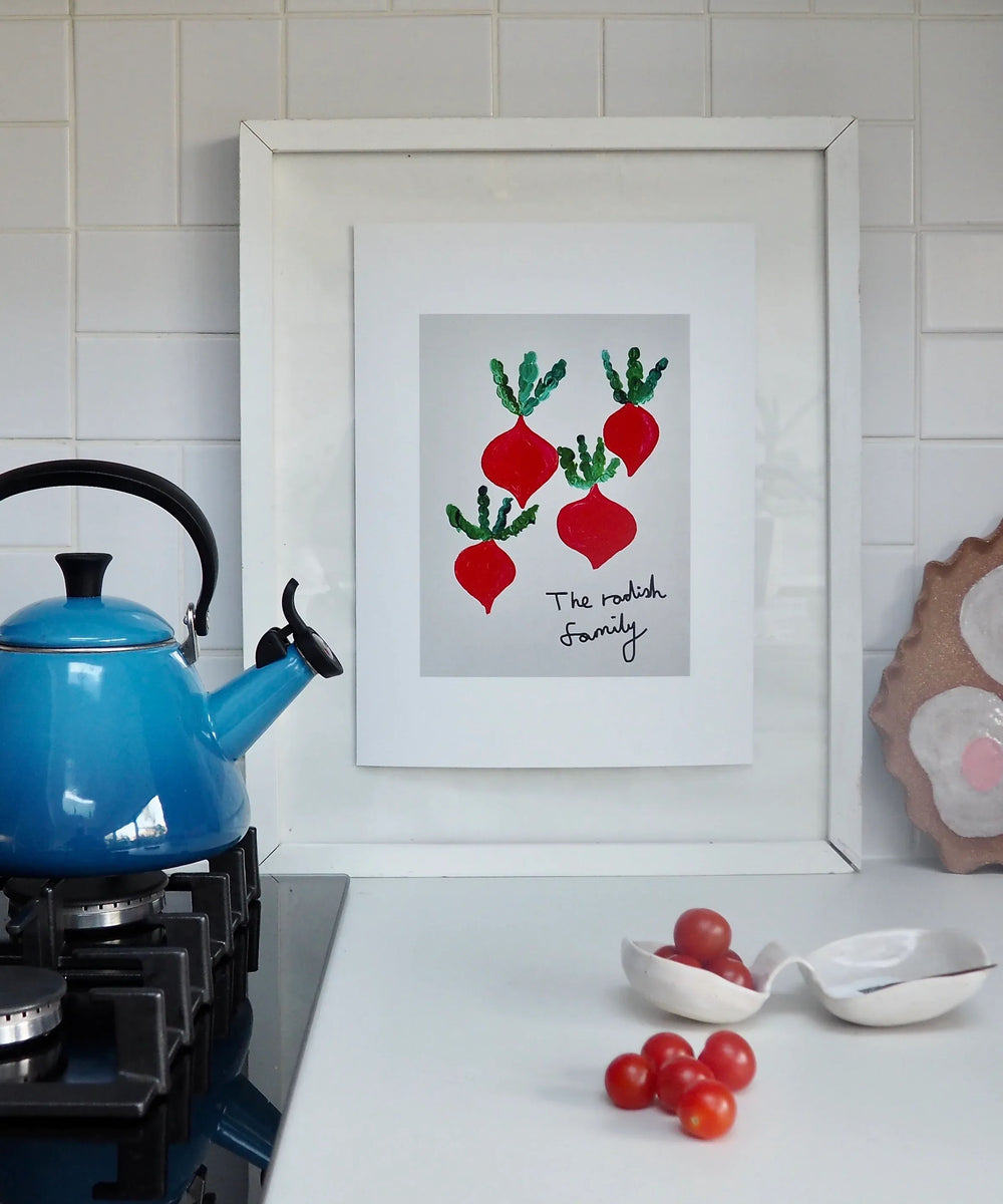 Giclee Print The Radish Family