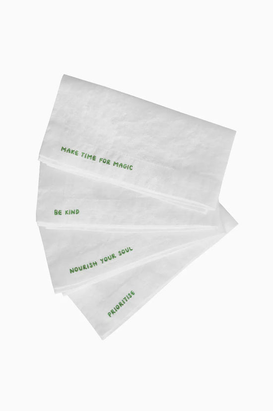 Gratitude Linen Napkins - Set of 4