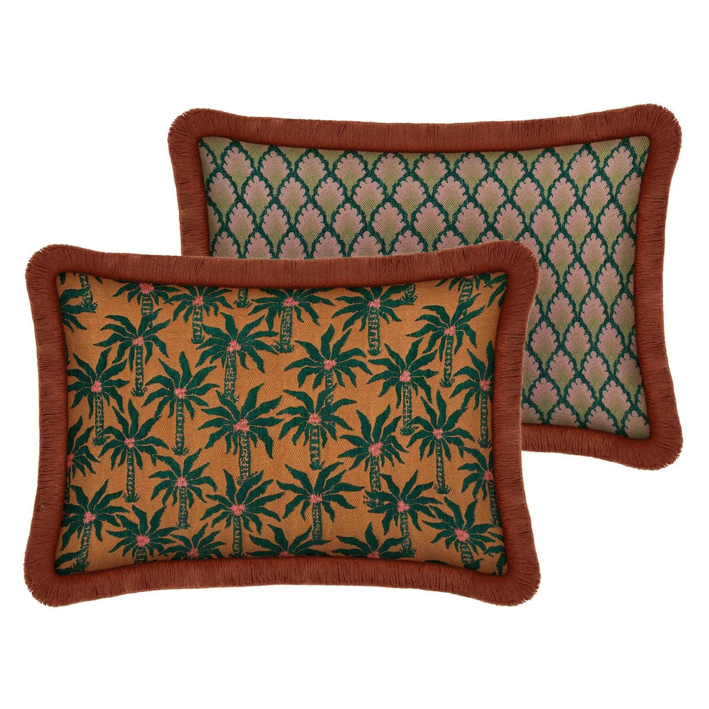 Double Sided Cushion Laura Moss & Caramel x Jessica Moss & Rose