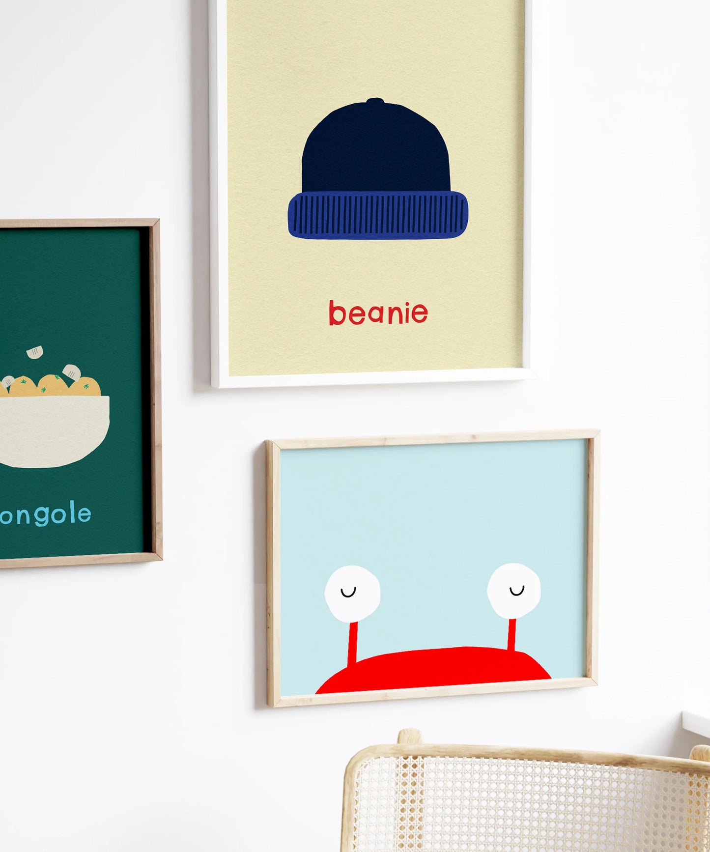 B for Beanie Print