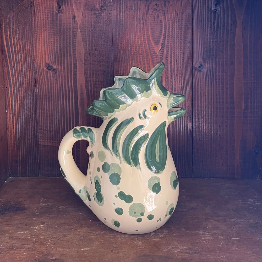 The ‘Tuscan Green’ Rooster Jug