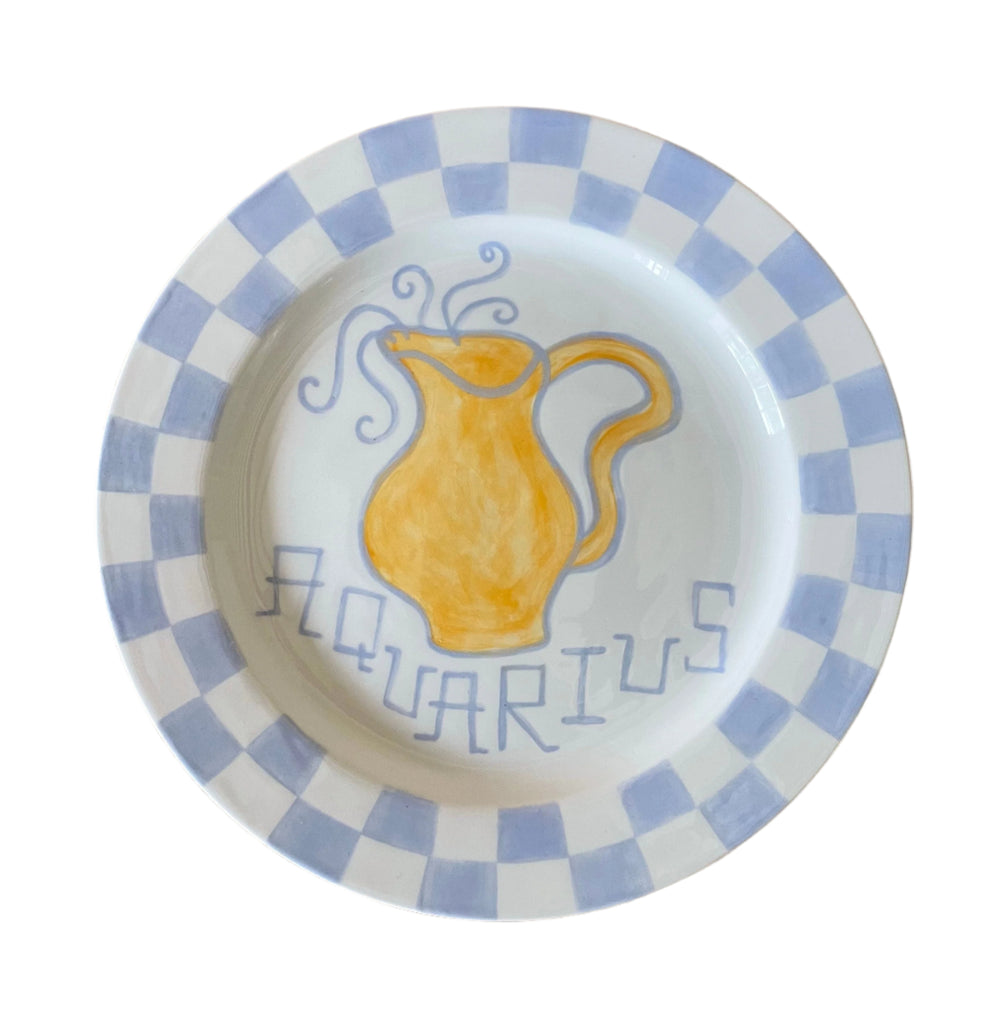 Zodiac Plate - Aquarius