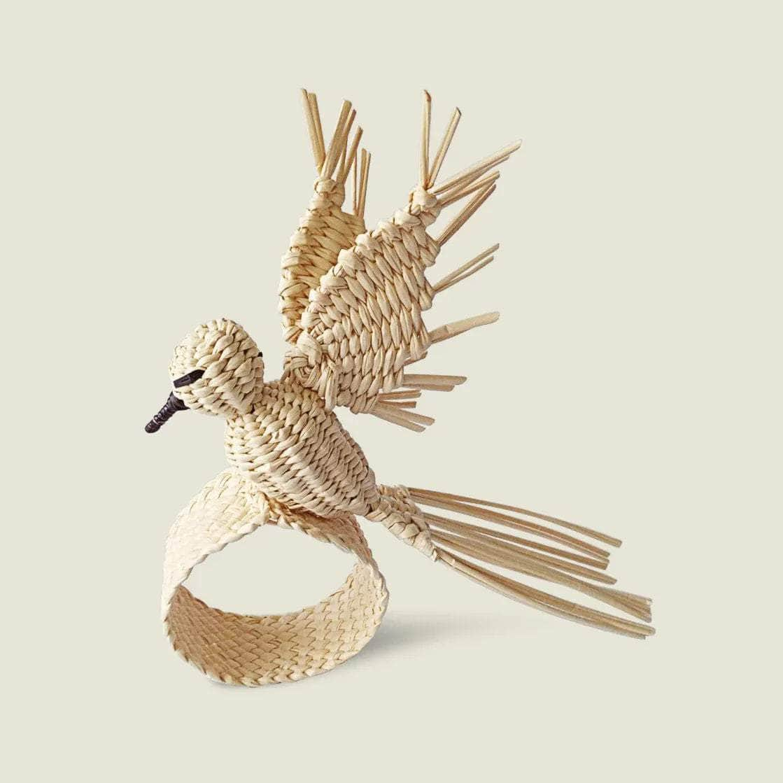 Palmito Hummingbird Napkin Rings (Set of 4)