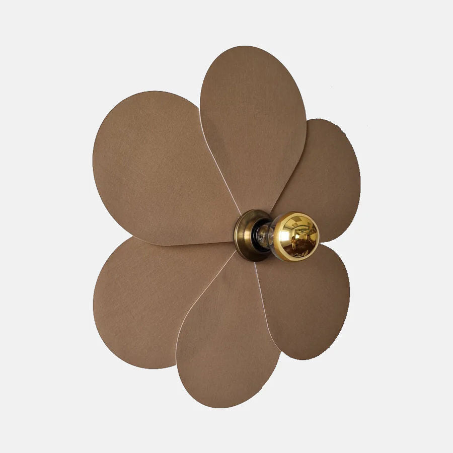 Cocoa Flower Applique 45cm - Wall Light