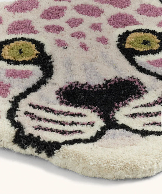 Lilly Leopard Head Rug