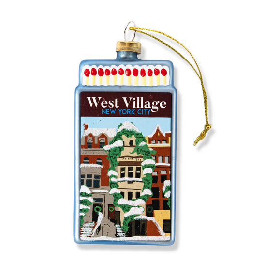 Matchbook Ornament - West Village