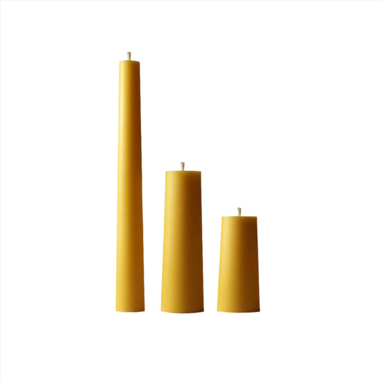 Pillar Candles - Yellow