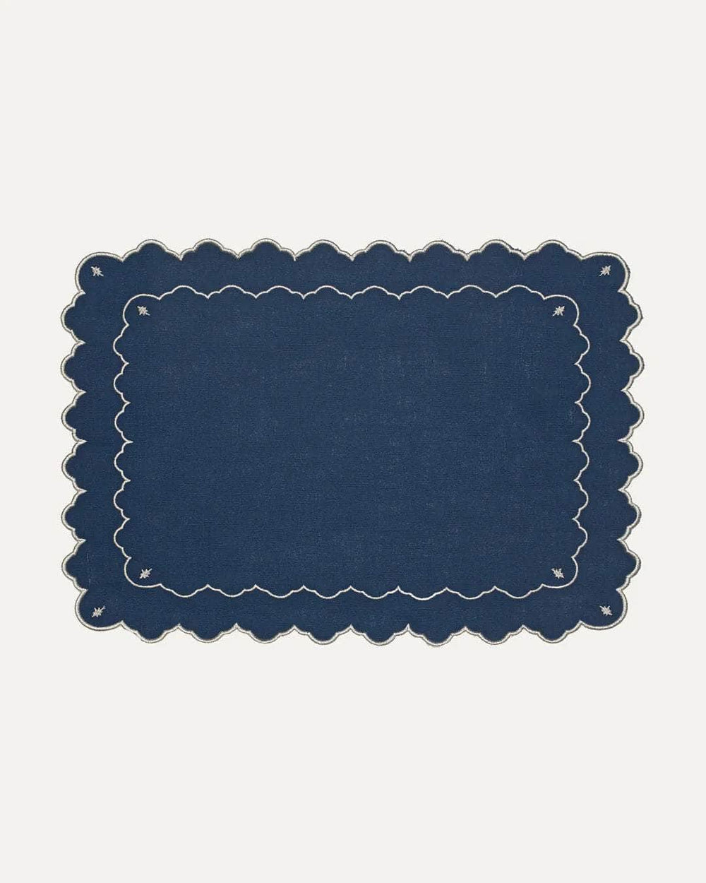 Sapphire Placemat, Blue with Silver