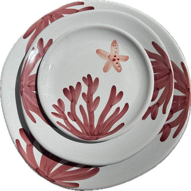 Bordeaux Coral Plate - Corallo