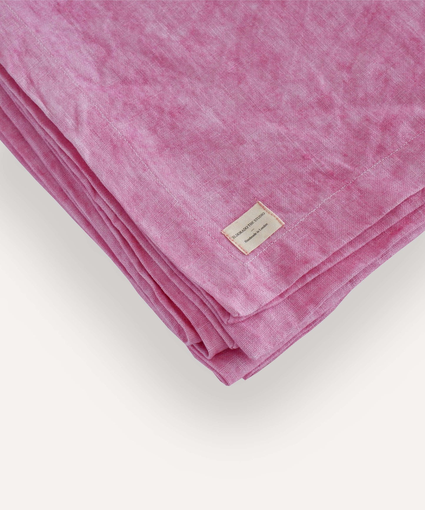 Linen Throw in Pink