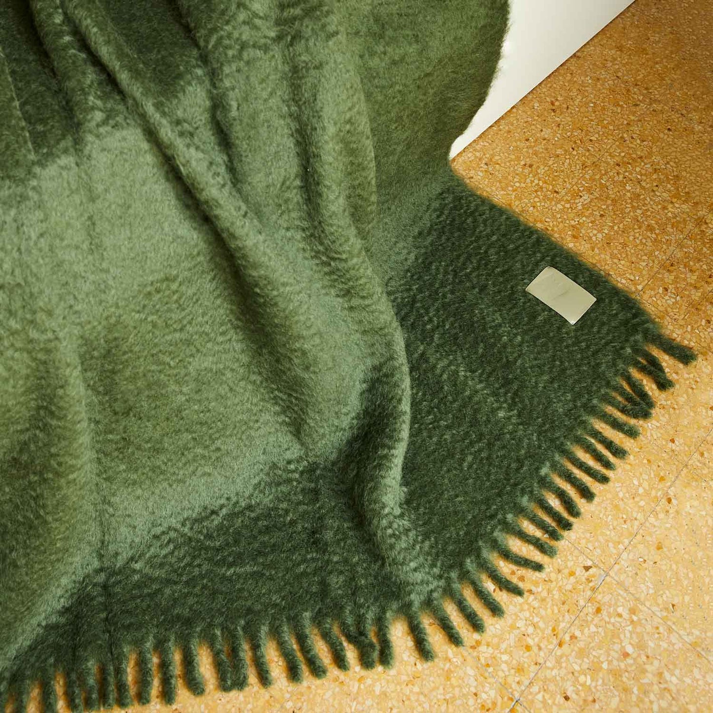 Mohair Blanket Green