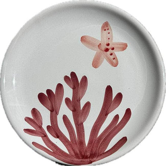 Bordeaux Coral Plate - Corallo