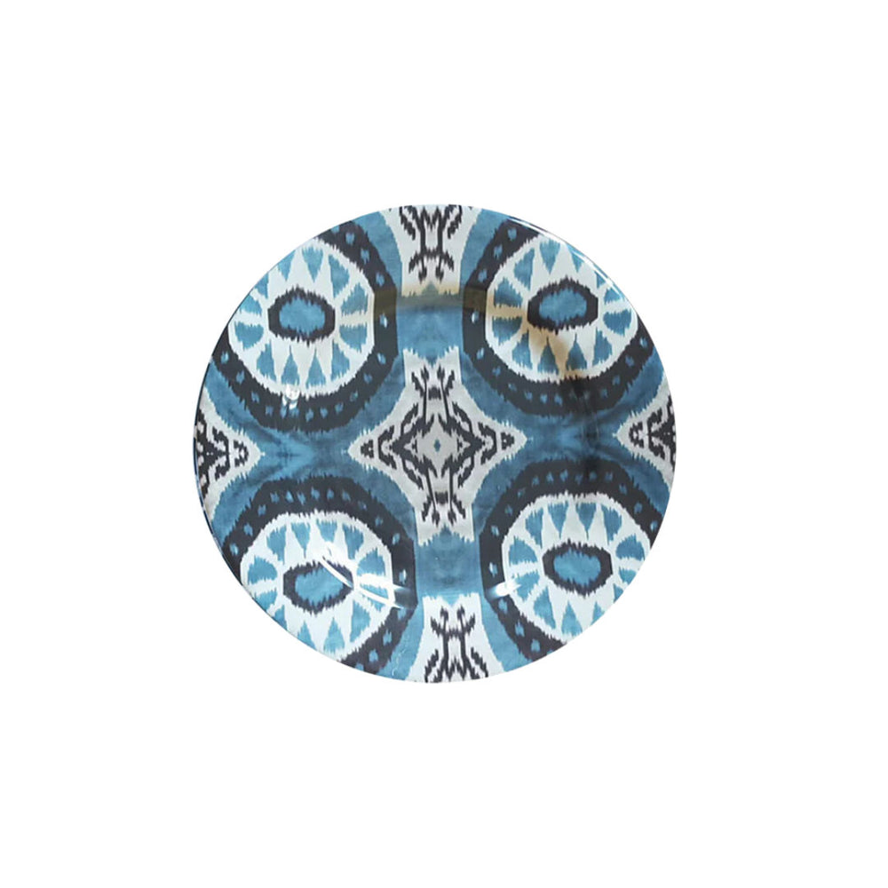 Ikat Ceramic Salad / Dessert Plate - #89