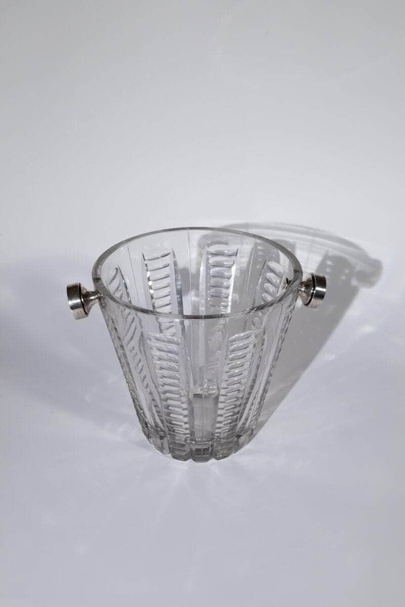 Vintage Cut Glass Ice Bucket