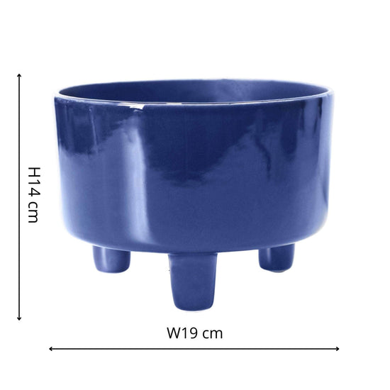 Pisa Navy Planter Small