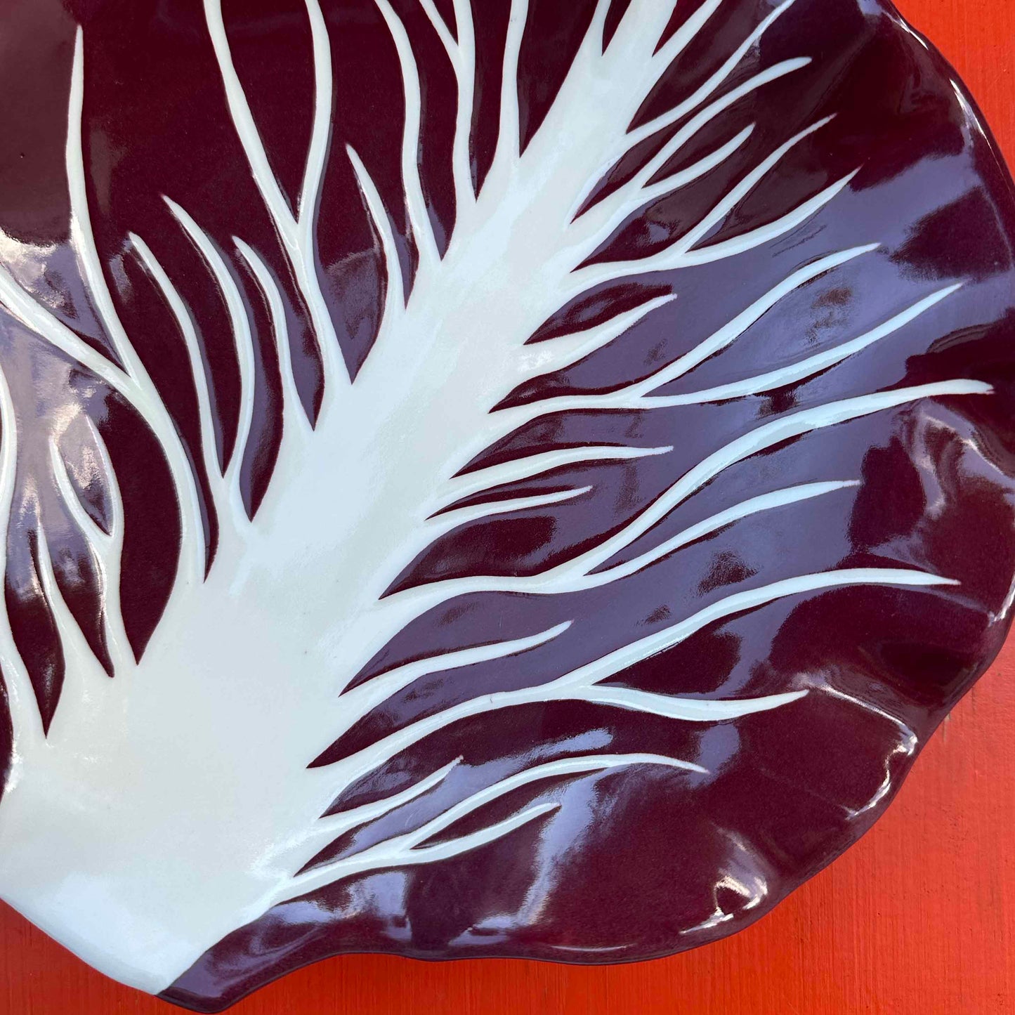 Giant Radicchio Serving Bowls