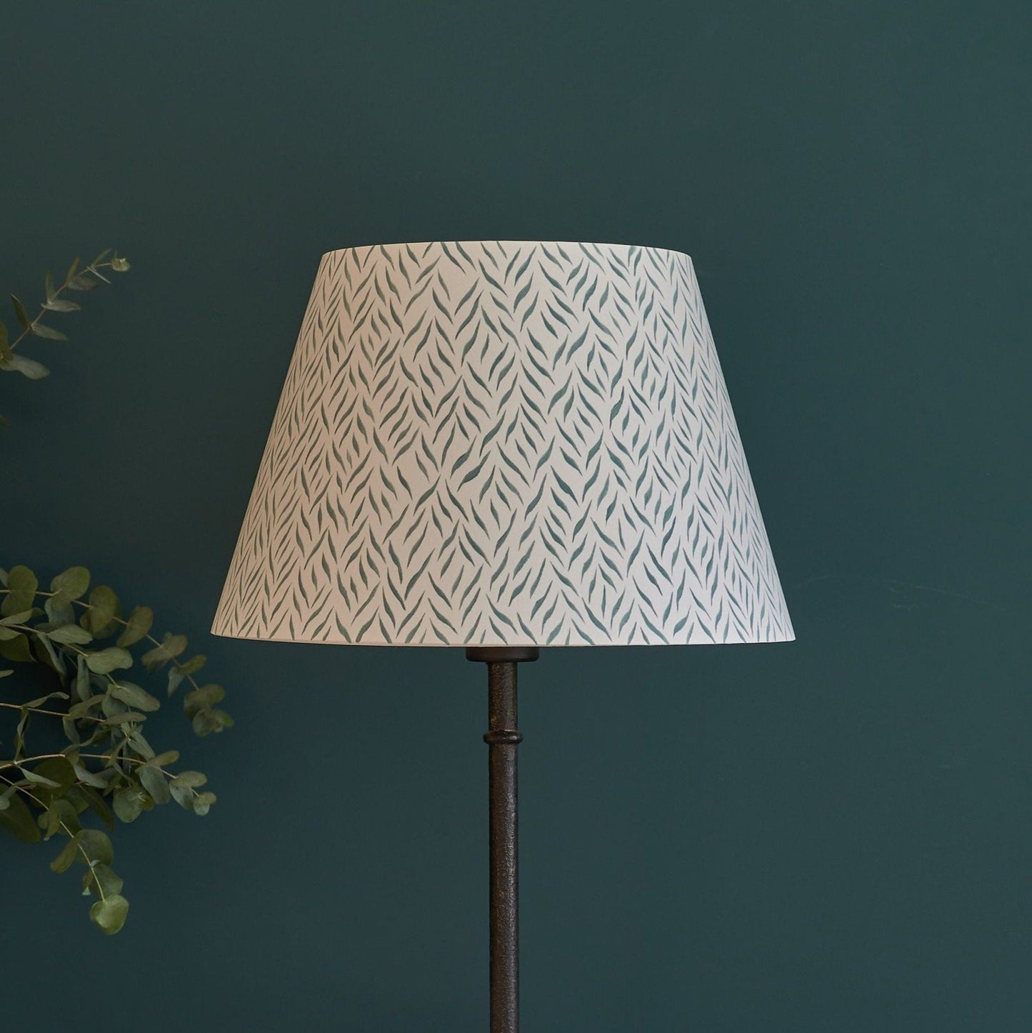 Teal Zebra Lampshade