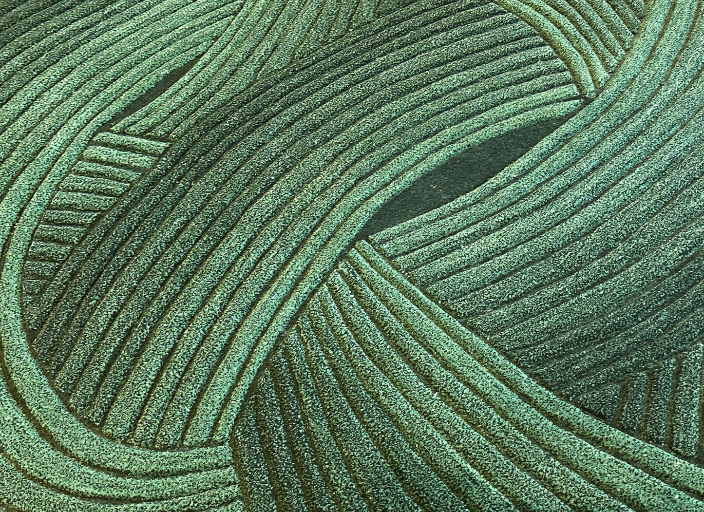 Green Knot Rug