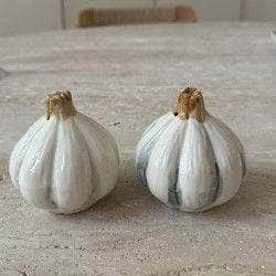 Garlic Shaped Salt and Pepper Shakers