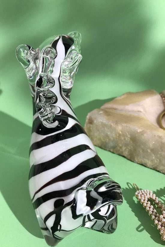 Rare Murano Zebra Statuette