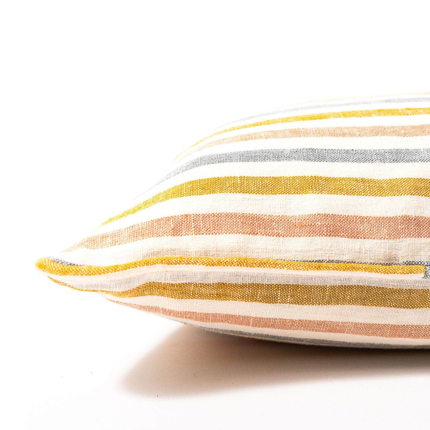 Linen Cushion In Seaside Stripes