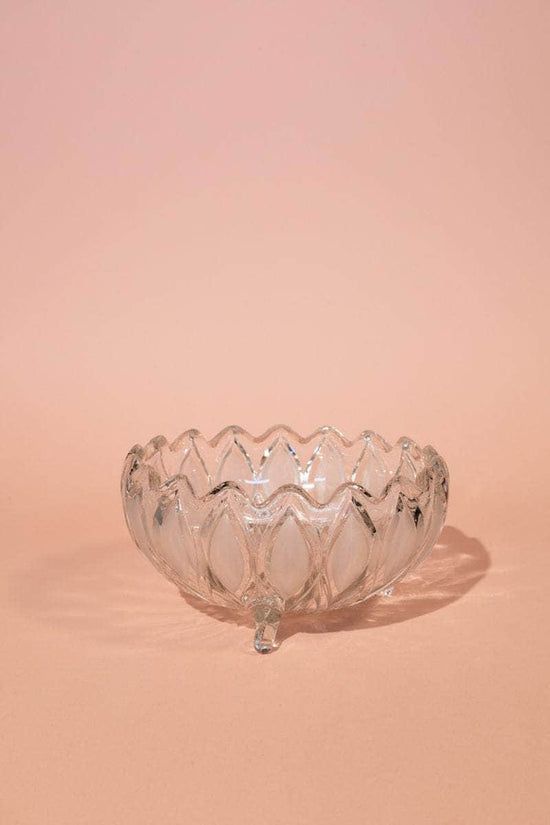 Vintage Glass Fruit Bowl