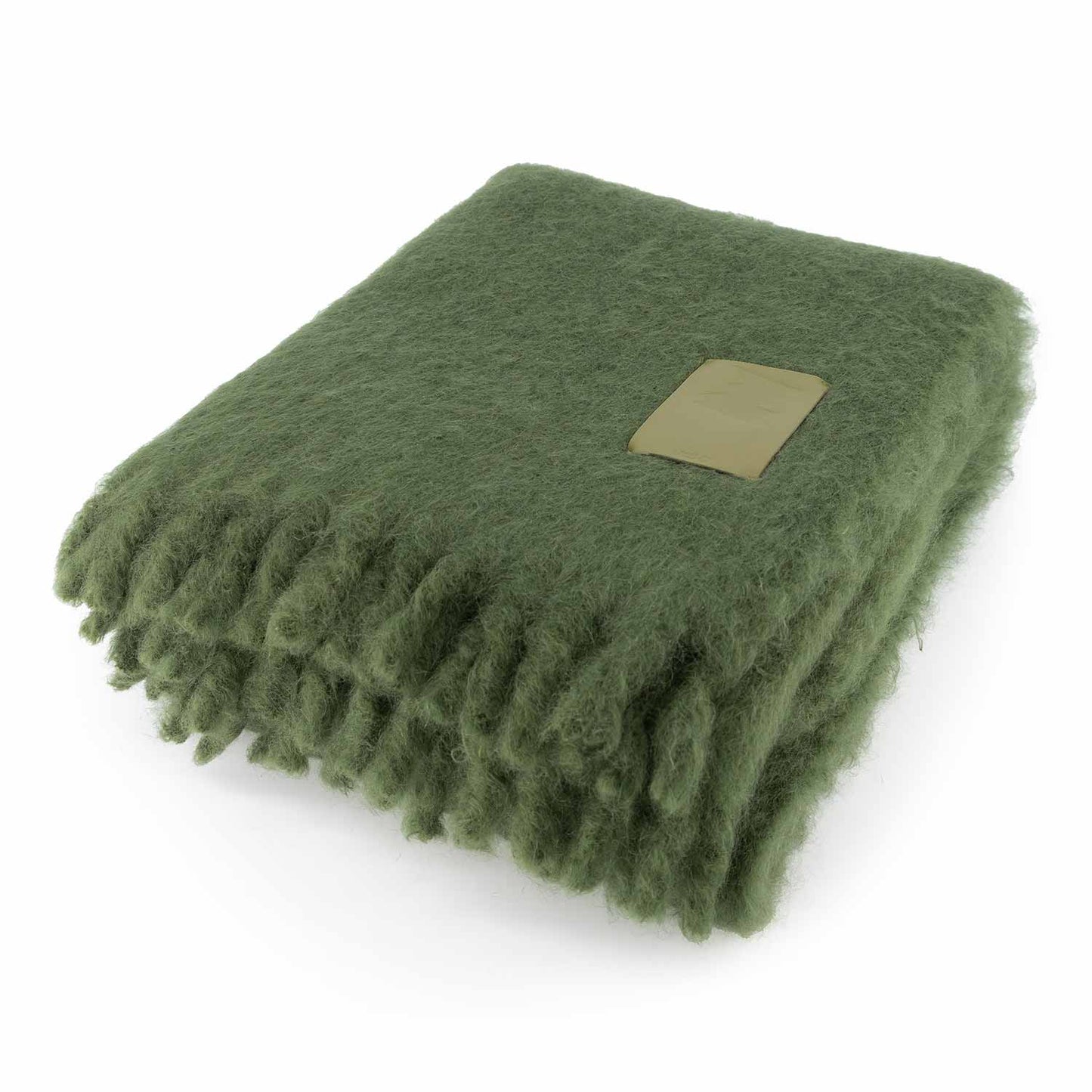 Mohair Blanket Green