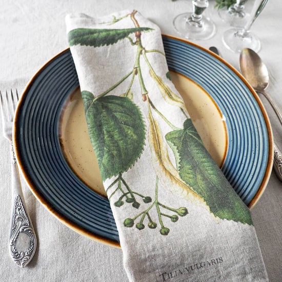 Linen Napkins TREES Set of 6