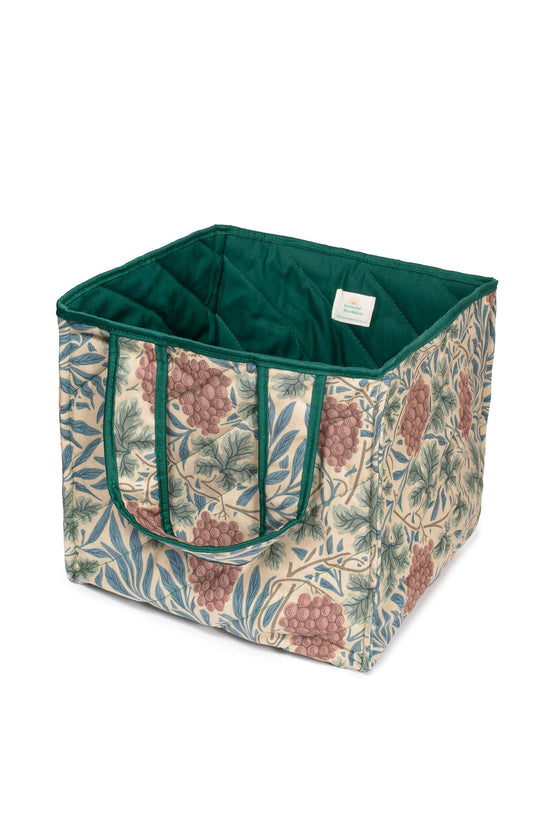 Cubed Everything Bag in Remnant William Morris Fabric