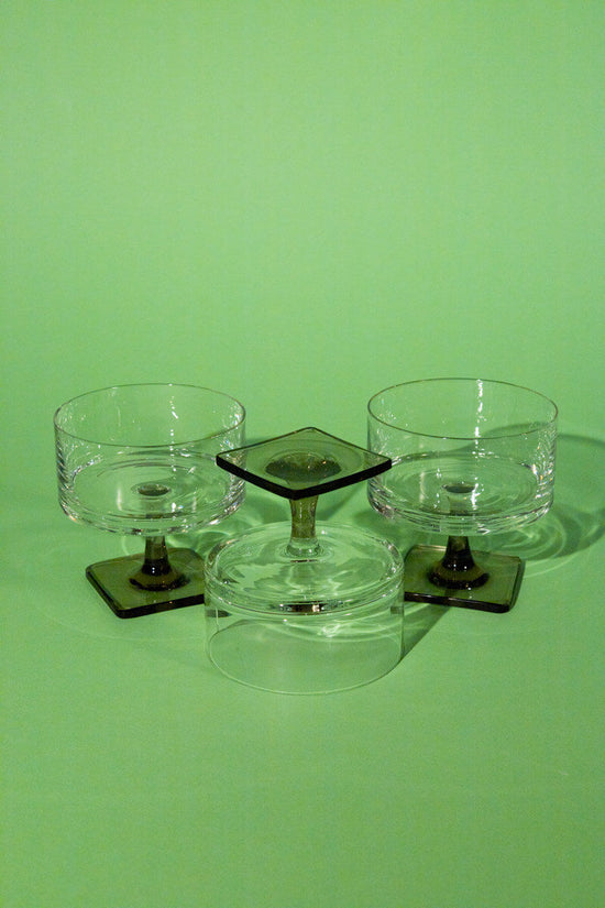 Set of Three Rosenthal Crystal Dessert Coupes