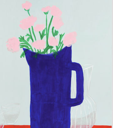 Blue Vase - Limited Edition Giclee Print