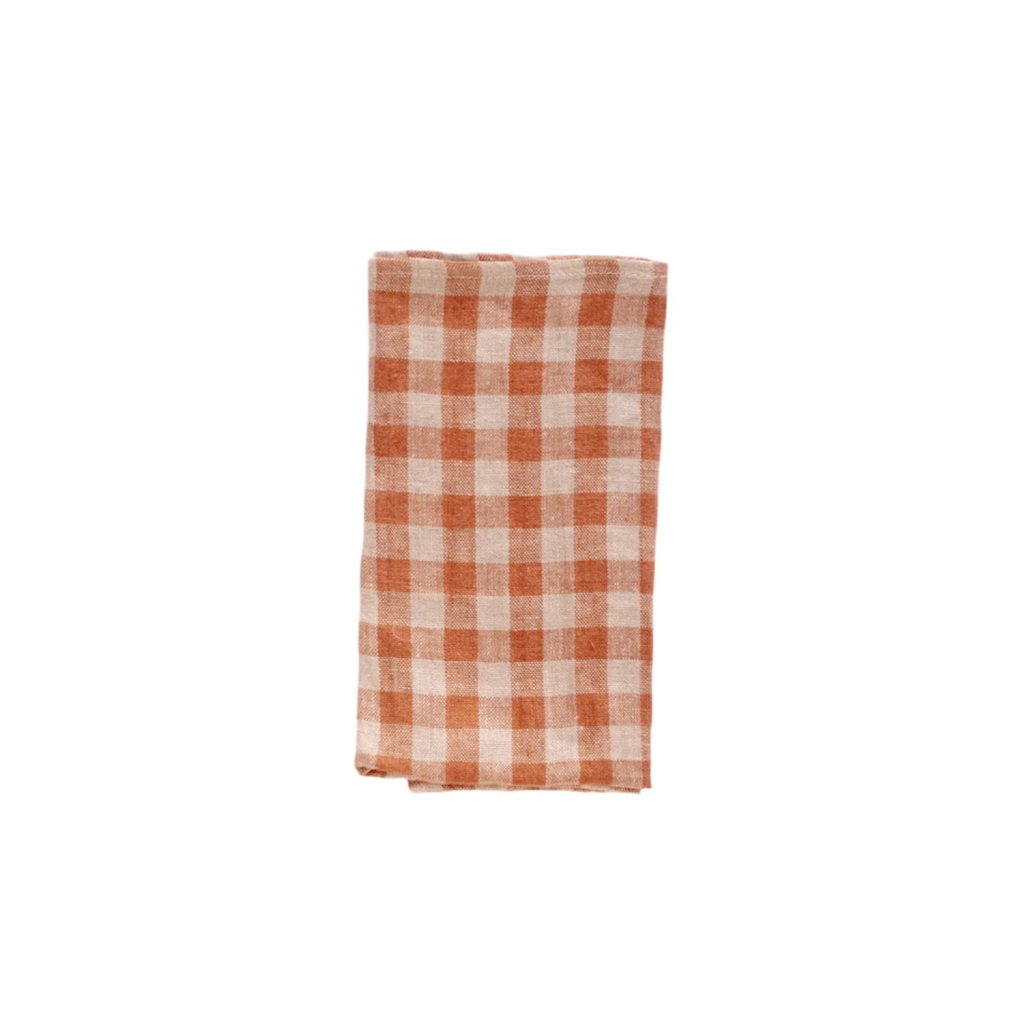 Linen Napkins - Rose Gingham (Set of 2)