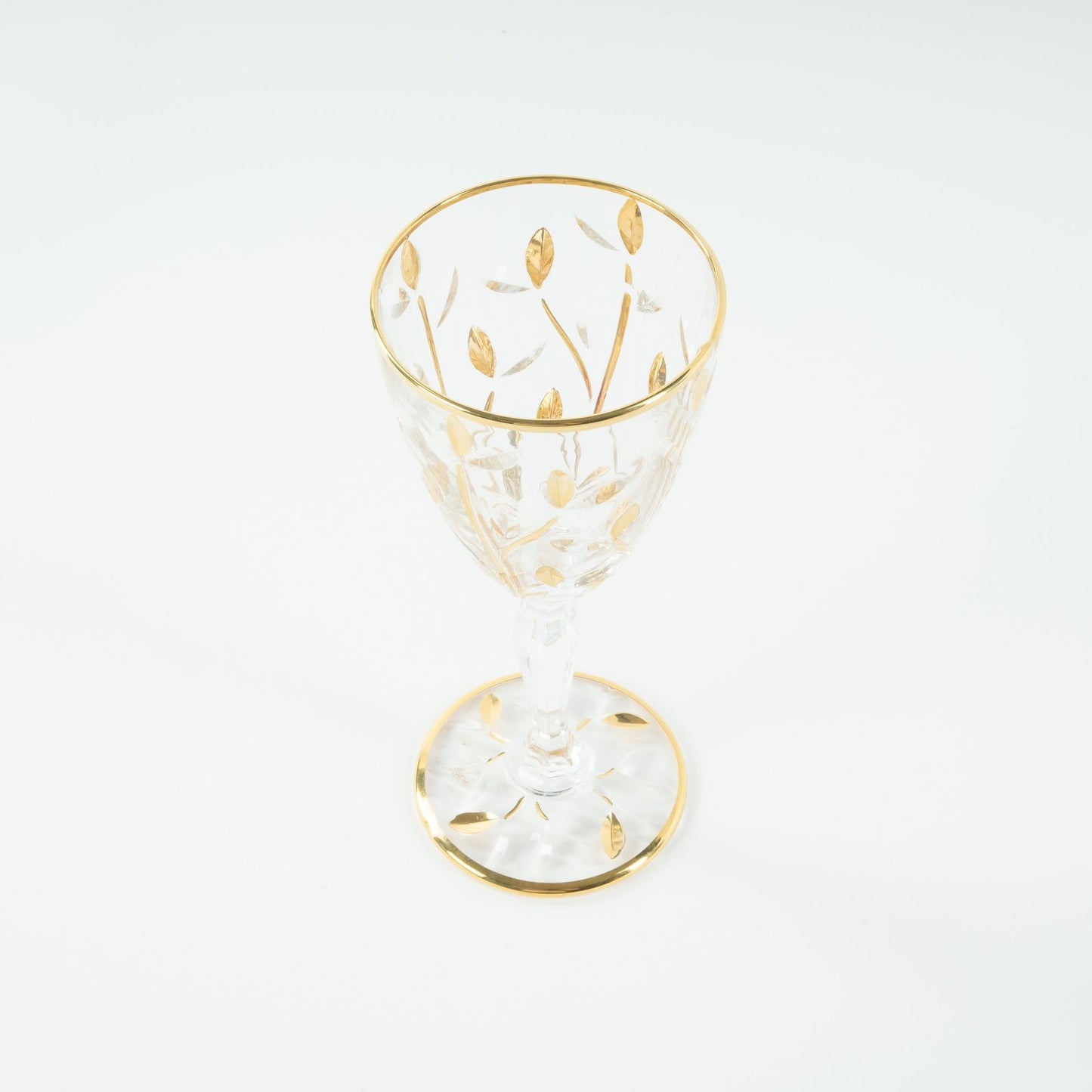 Crystal Gold Glasses - Set of 2