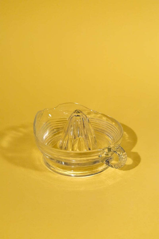 Vintage Glass Lemon Squeezer