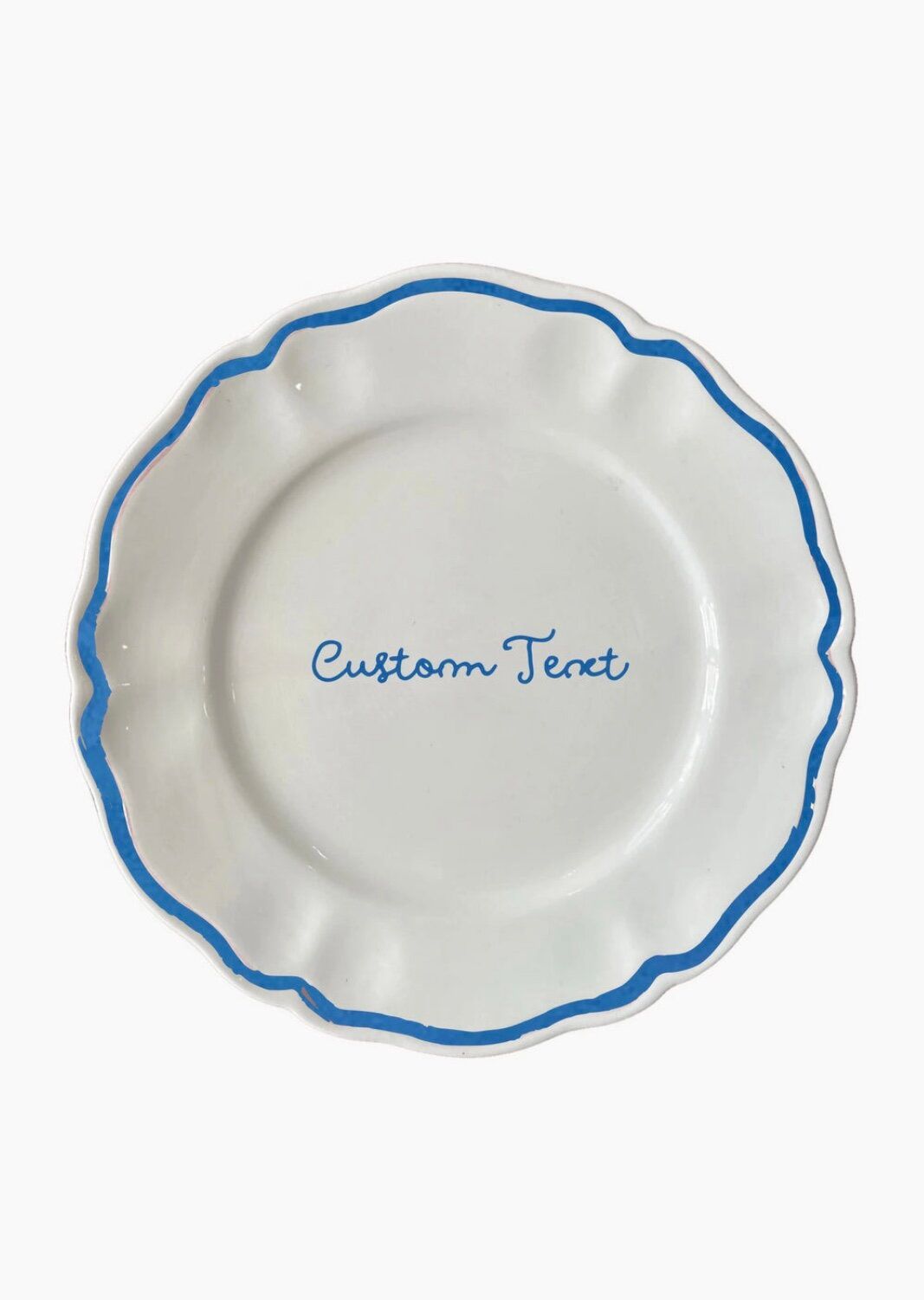 Personalised Ceramic Dinner Plate Set