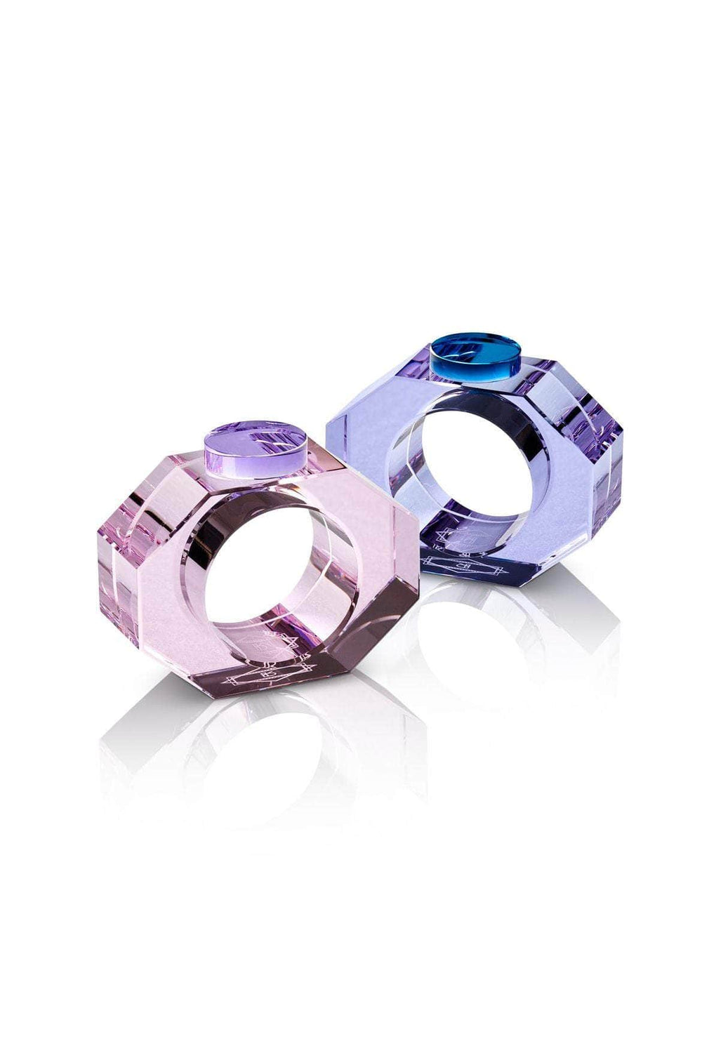 Shelby Purple (Set Of 2 Napkin Rings)