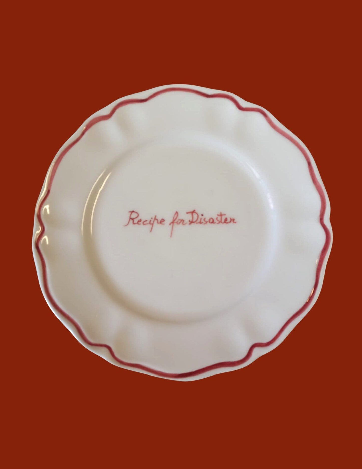 Personalised Ceramic Dessert and Dinner Plate Set