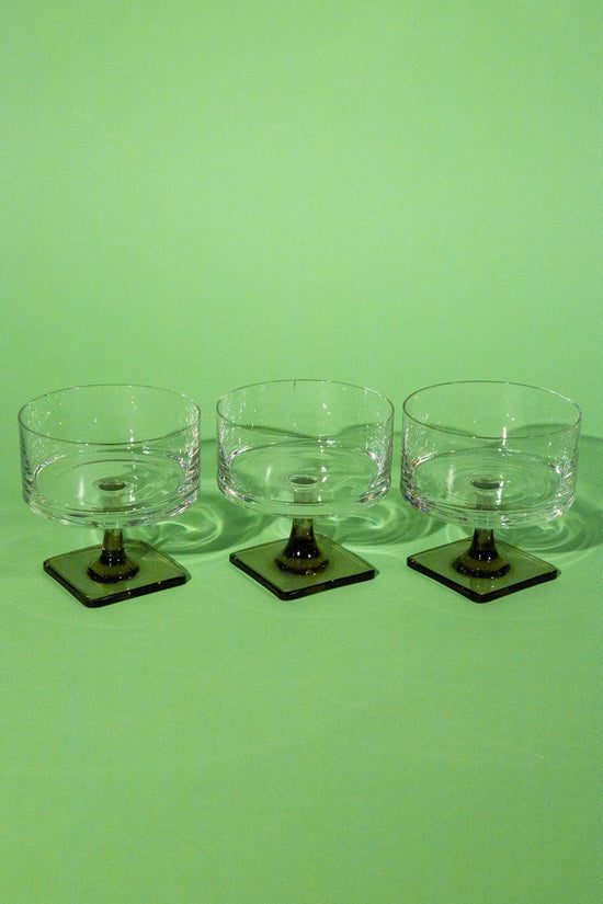 Set of Three Rosenthal Crystal Dessert Coupes